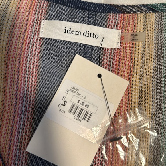 NWT Multicolor Crop top and skirt set. - Picture 4 of 5